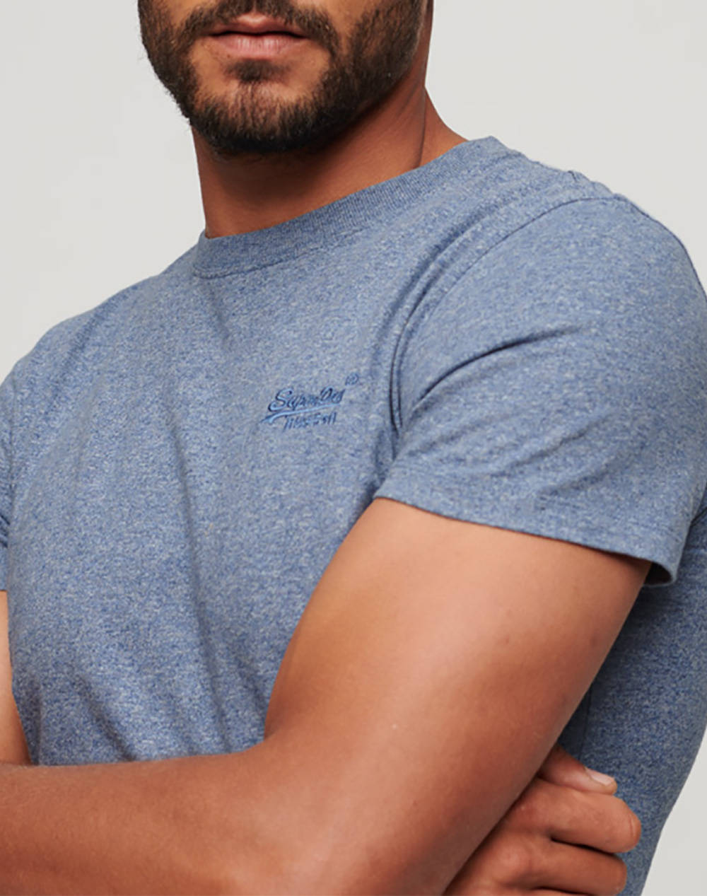 SUPERDRY ESSENTIAL LOGO EMB TEE ΜΠΛΟΥΖΑ ΑΝΔΡΙΚΟ M1011245A-TX6 NavyBlue φωτογραφία