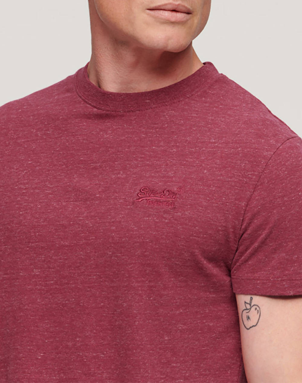 SUPERDRY ESSENTIAL LOGO EMB TEE ΜΠΛΟΥΖΑ ΑΝΔΡΙΚΟ M1011245A-9OW RedWine φωτογραφία