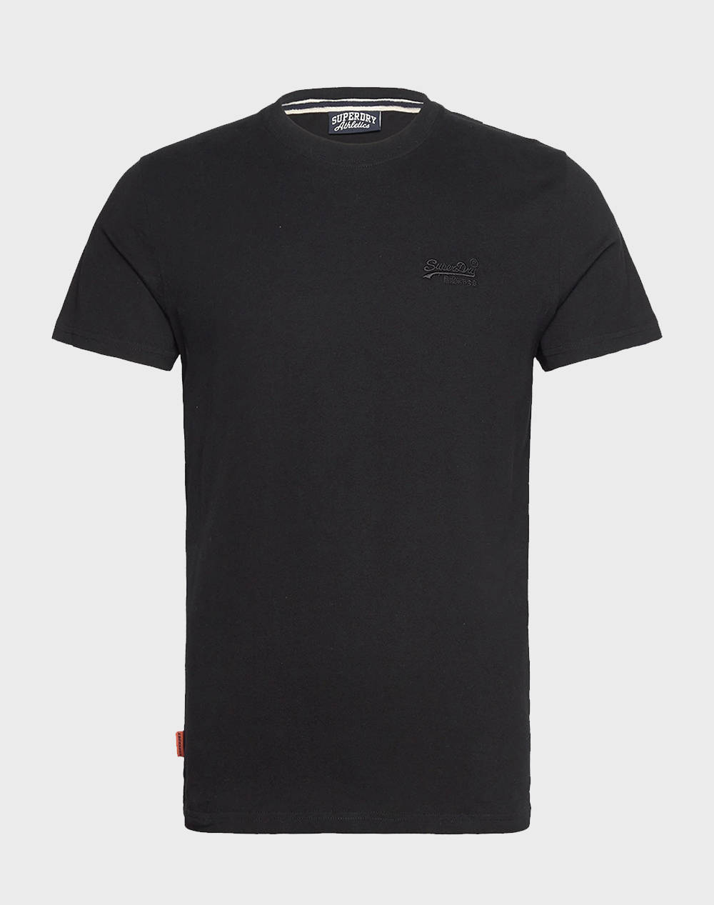 SUPERDRY D1 OVIN ESSENTIAL LOGO EMB TEE ΜΠΛΟΥΖΑ ΑΝΔΡΙΚΟ M1011245M-16A TotalBlack φωτογραφία