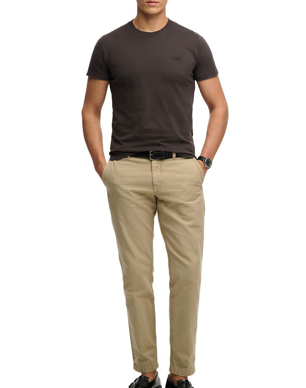 Superdry D1 Essential Logo Emb Tee Μπλούζα Ανδρικό M1011245B-Q29 Jetblack ανδρικά ρούχα μπλούζες T-Shirt Politikos Shop Πολιτικός