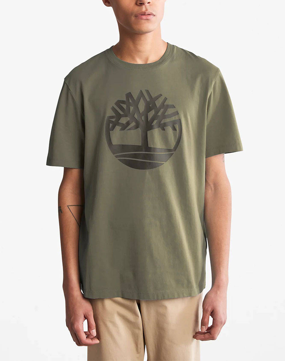 TIMBERLAND ΜΠΛΟΥΖΑ Kennebec River Tree Logo Tee TB0A2C2R-A58 Khaki