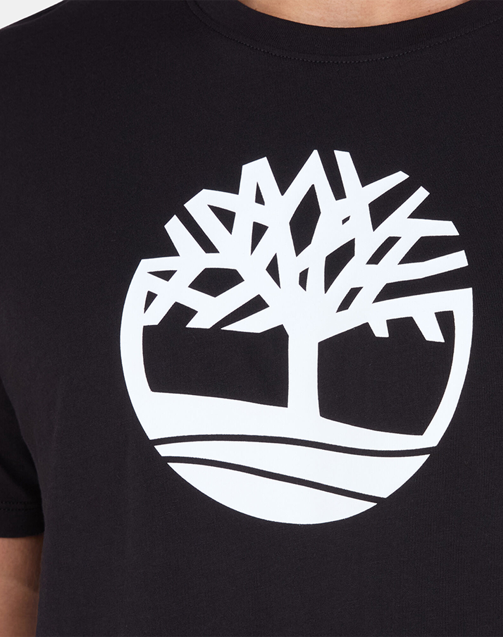 Timberland Μπλούζα Kennebec River Tree Logo Tee Tb0A2C2R-N92 Totalblack ανδρικά ρούχα μπλούζες T-Shirt Politikos Shop Πολιτικός