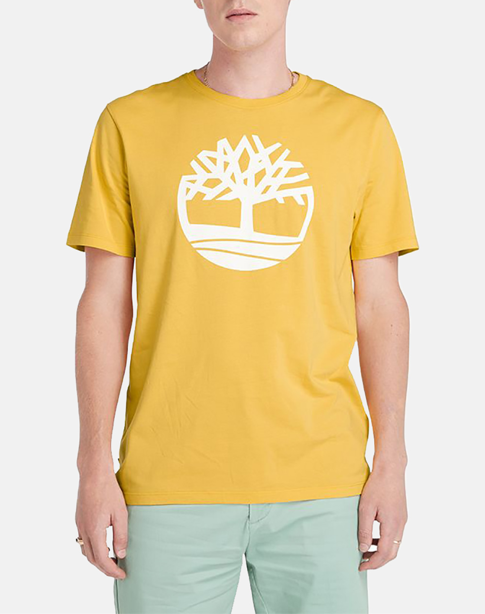 TIMBERLAND ΜΠΛΟΥΖΑ Kennebec River Tree Logo Tee TB0A2C2R-EG4 Yellow 0420ATIMB3400076_XR28539