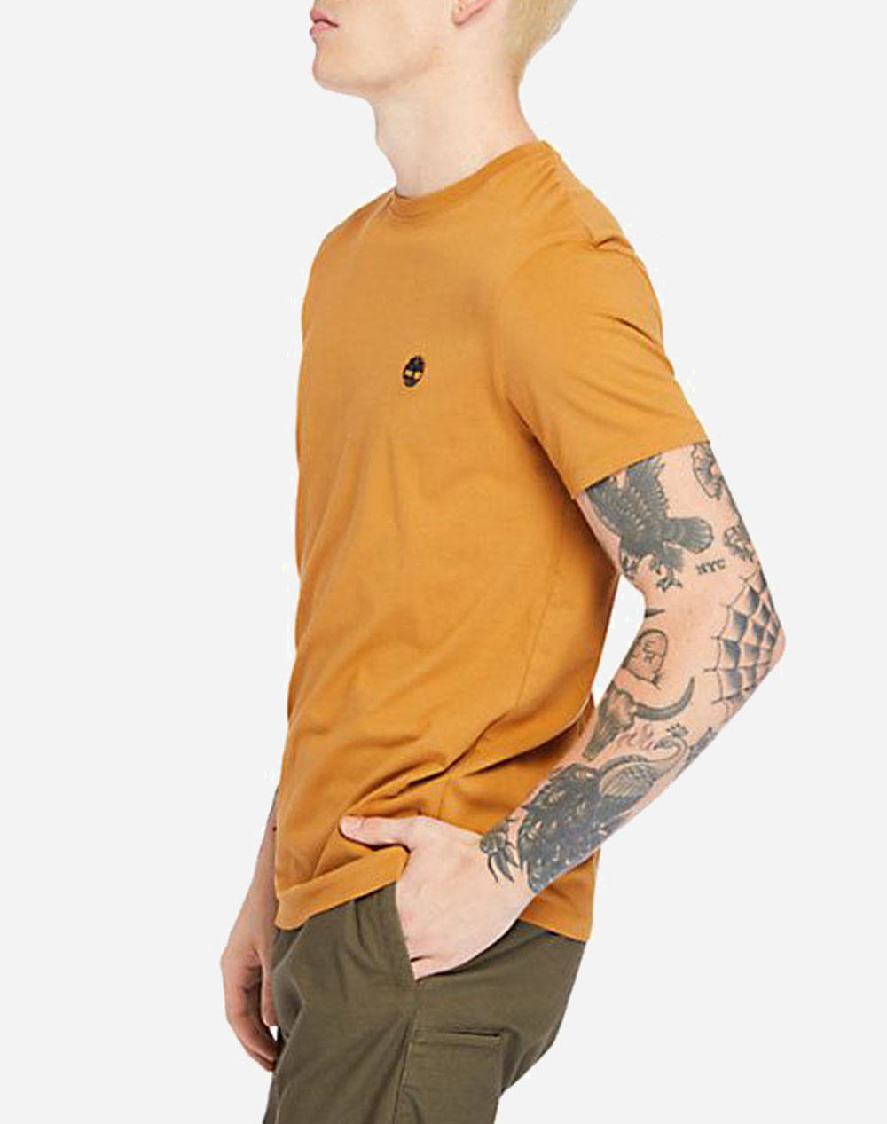 TIMBERLAND SUN RIVER CREW T SHIRT TB0A2BPR-P47 Camel φωτογραφία