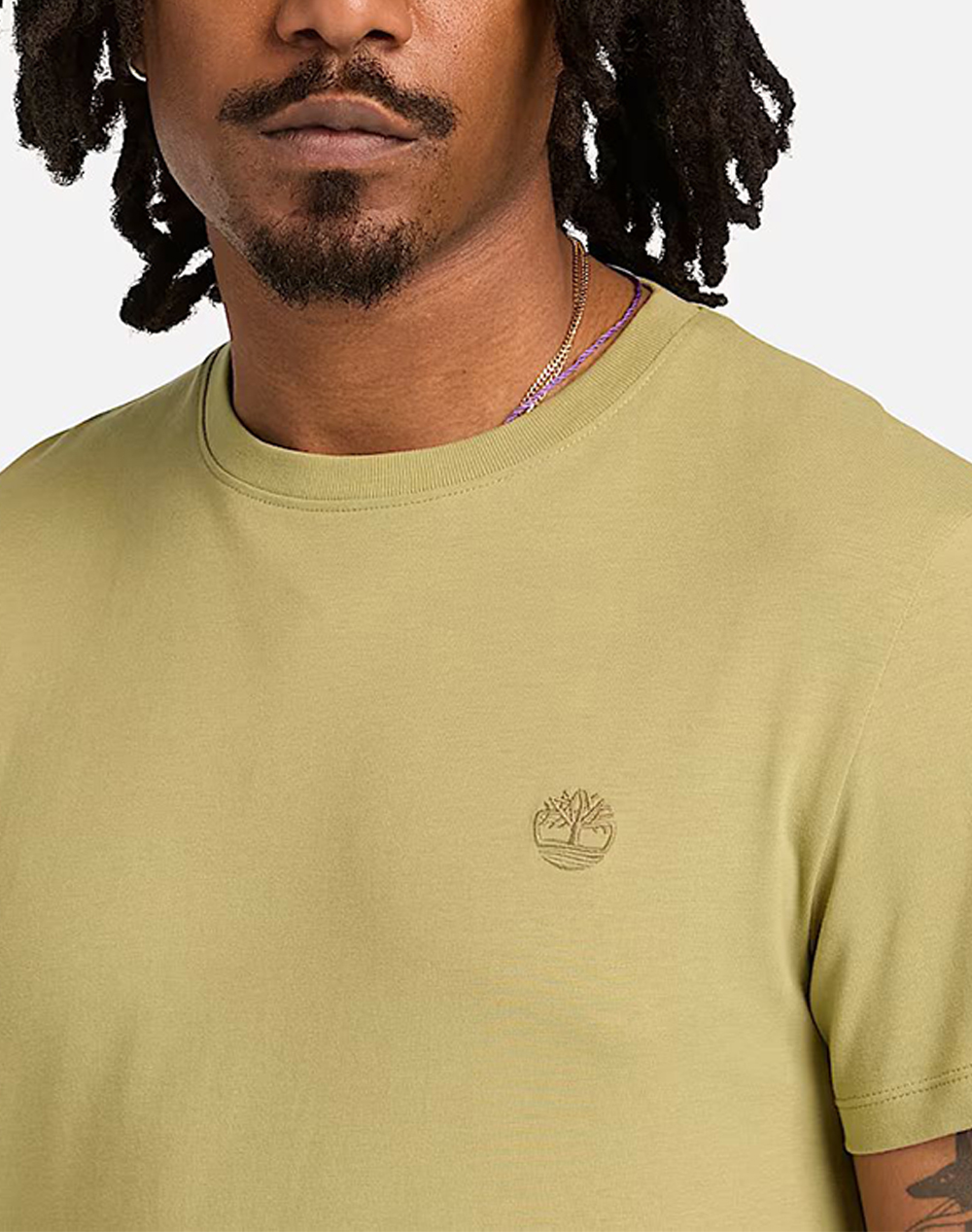 Timberland Sun River Crew T Shirt Tb0A2Bpr-Bq0 Greensnake ανδρικά ρούχα μπλούζες T-Shirt Politikos Shop Πολιτικός