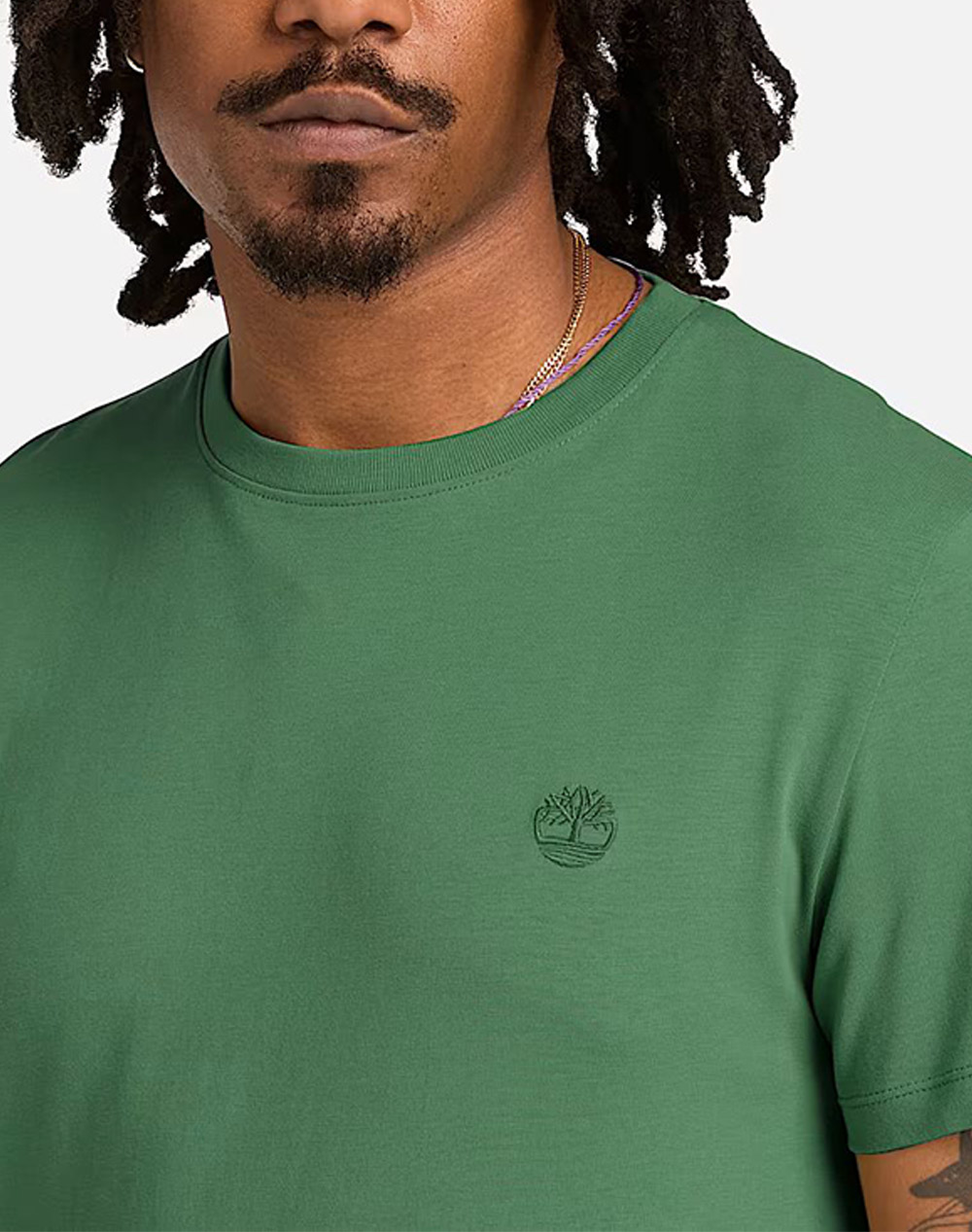 Timberland Sun River Crew T Shirt Tb0A2Bpr-A6Z Khaki ανδρικά ρούχα μπλούζες T-Shirt Politikos Shop Πολιτικός