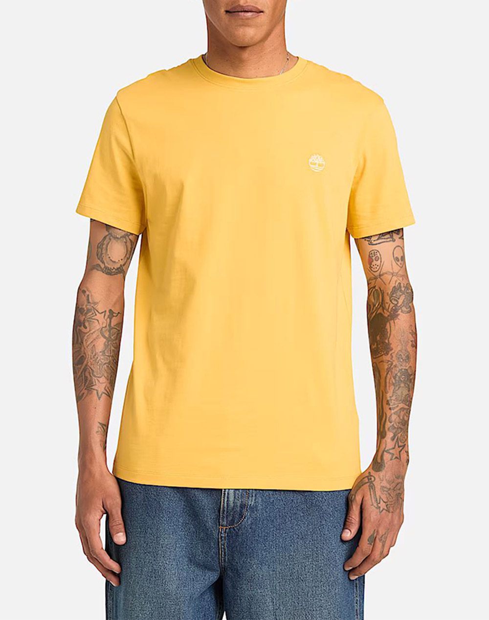 TIMBERLAND SUN RIVER CREW T SHIRT TB0A2BPR-714 Mustard