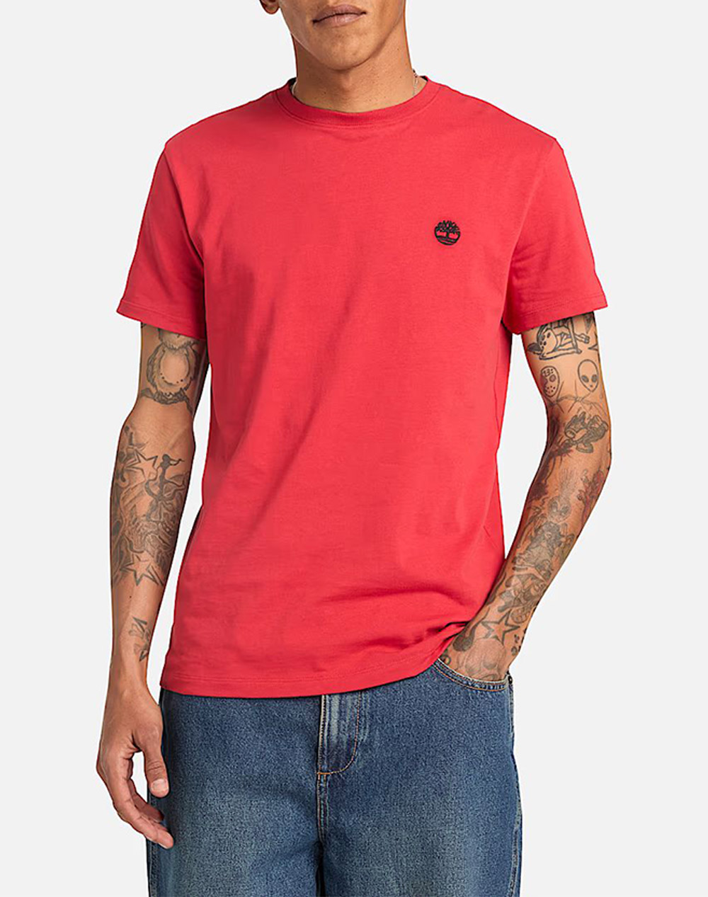 TIMBERLAND SUN RIVER CREW T SHIRT TB0A2BPR-N96 ValentineRed