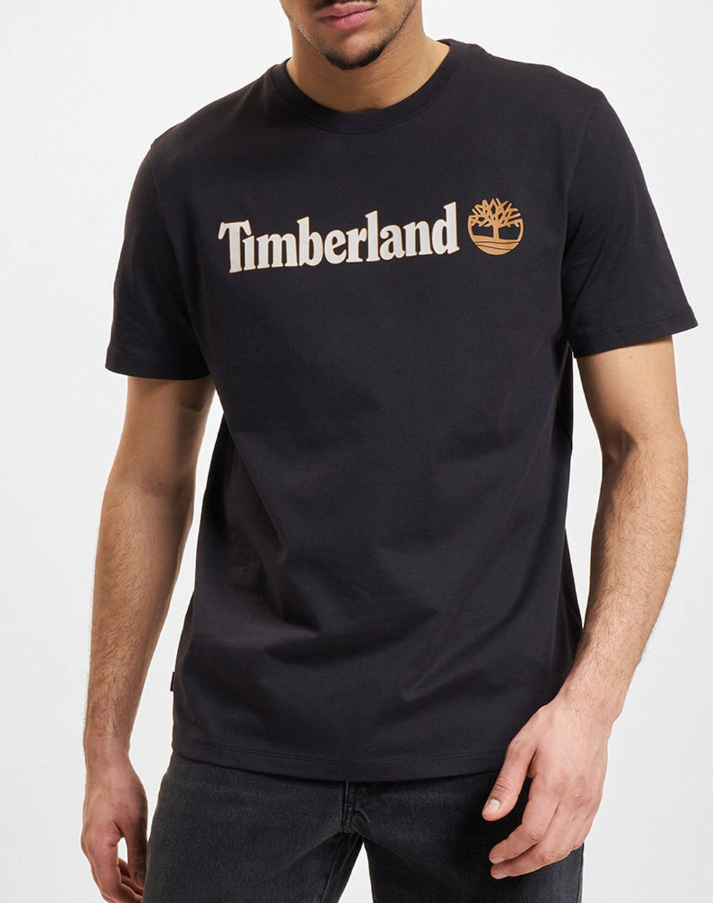 TIMBERLAND KENN Linear Logo Short Sleev TB0A5UPQ-001 Black