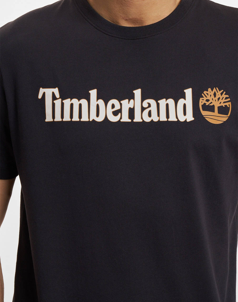 TIMBERLAND KENN Linear Logo Short Sleev TB0A5UPQ-001 Black φωτογραφία