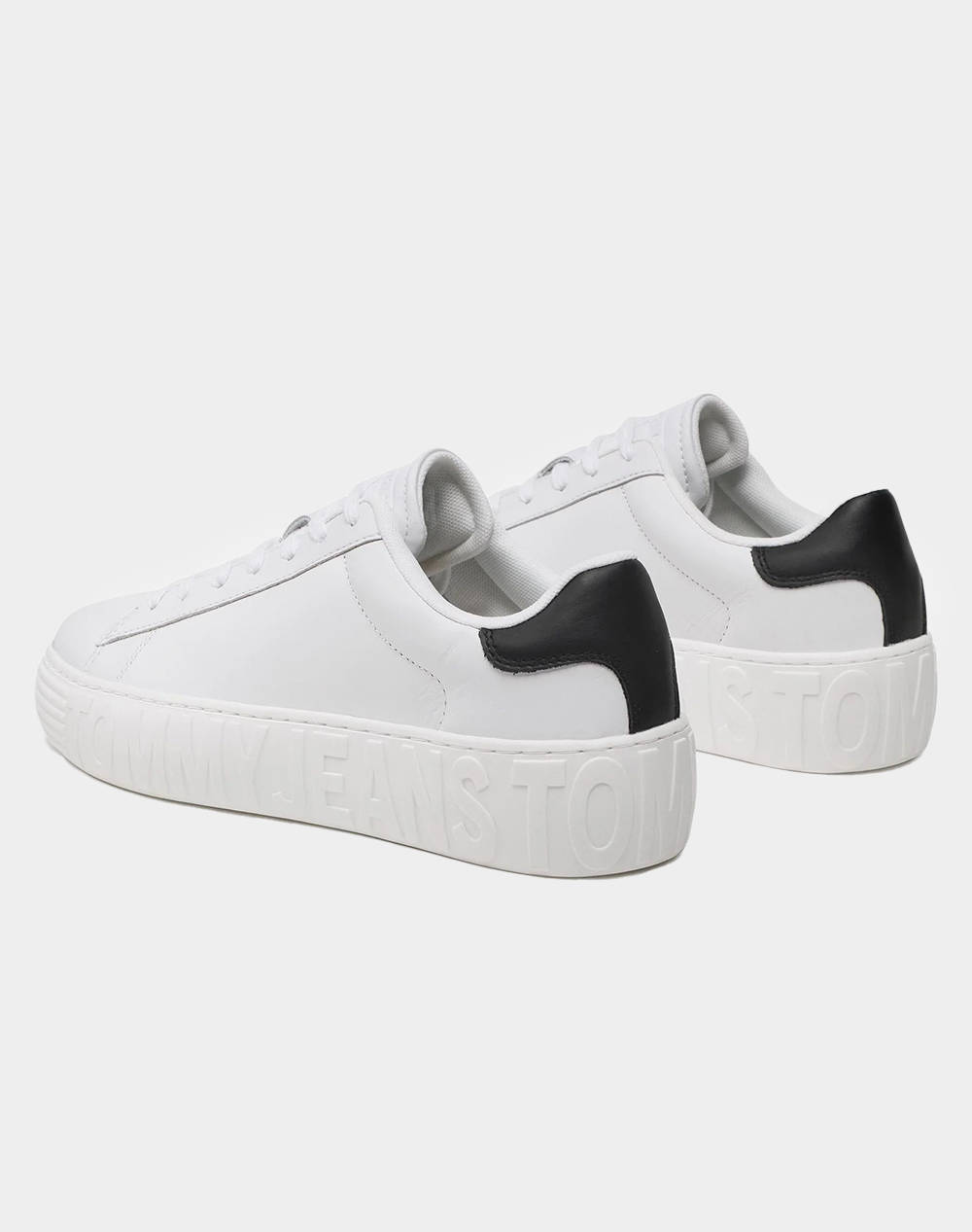 TOMMY JEANS LEATHER OUSOLE EM0EM01159-YBR White φωτογραφία
