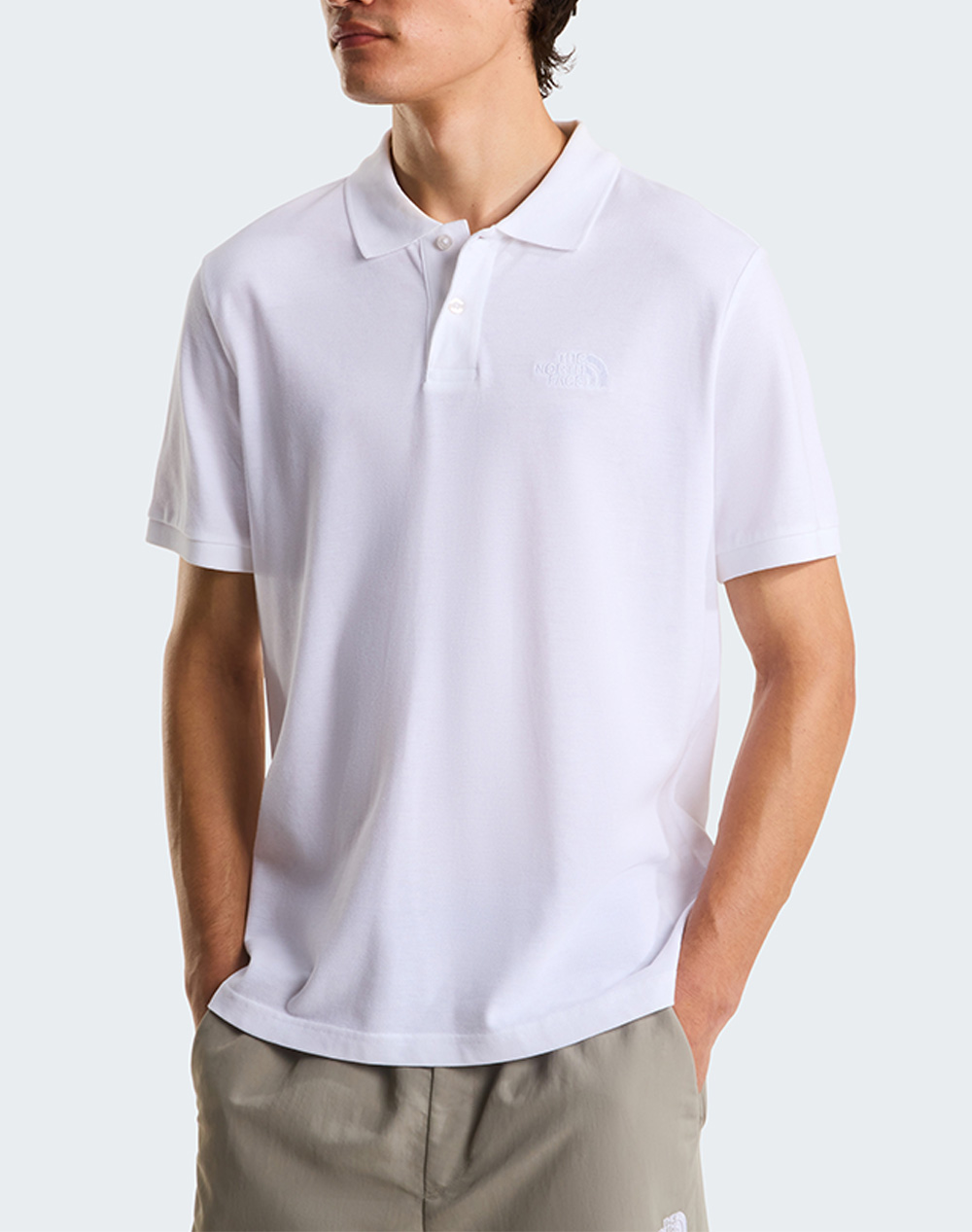 THE NORTH FACE M ESS RG POLO TEE NF0A8C1P-NFFN4 White
