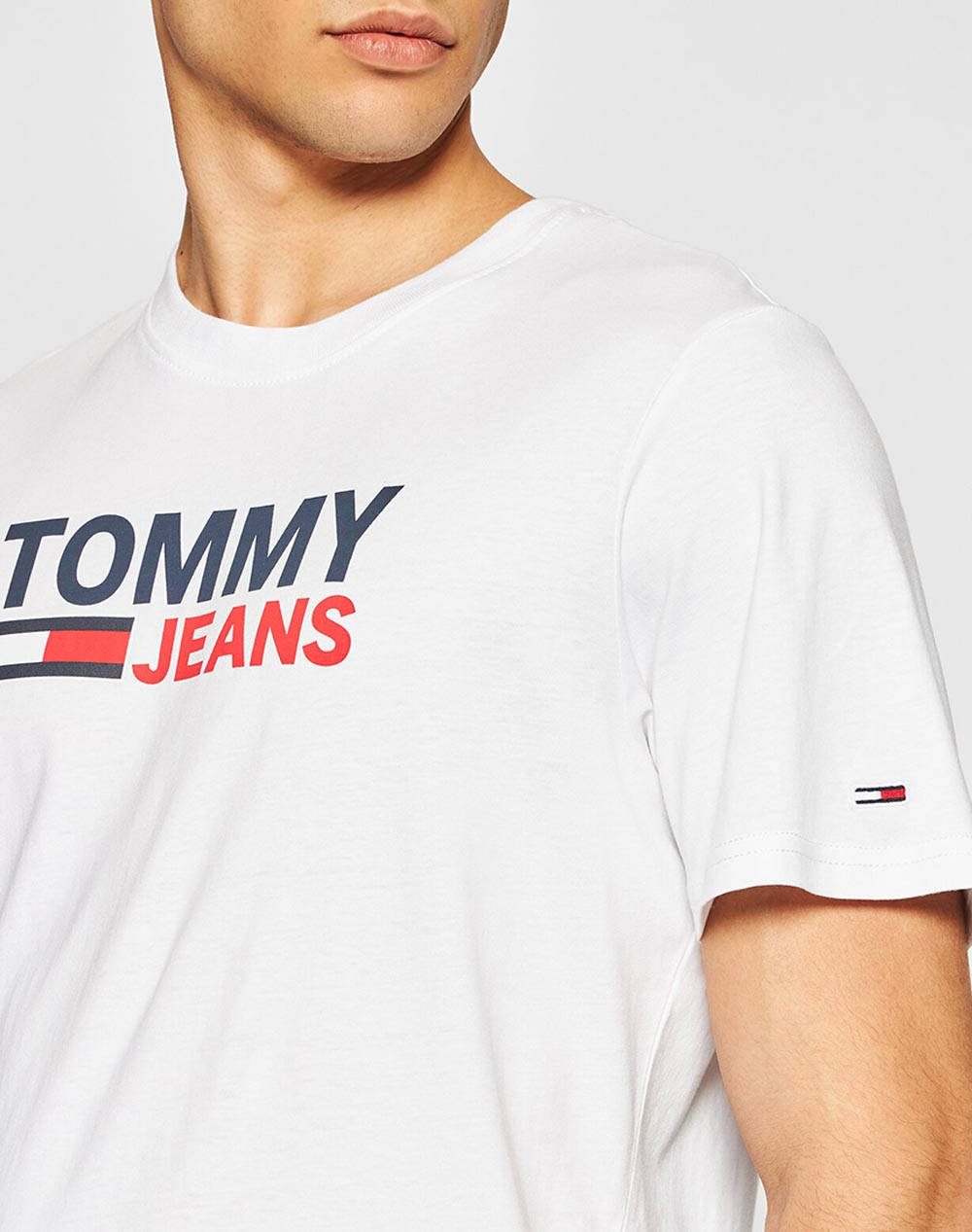 TOMMY HILFIGER TJM CORP LOGO TEE 