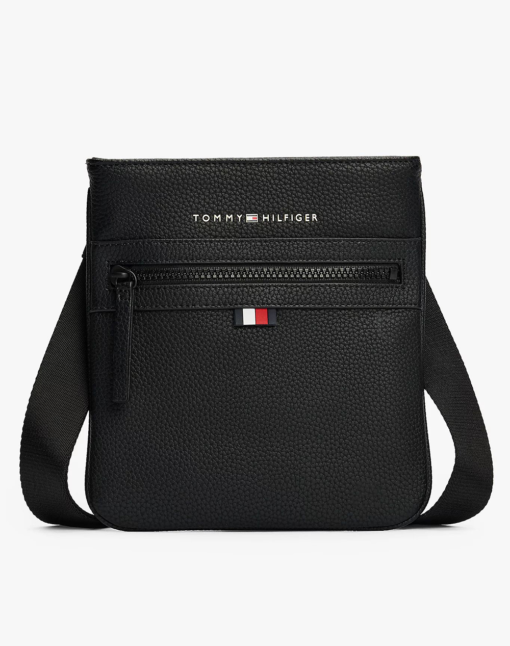 TOMMY HILFIGER ESSENTIAL PU MINI CROSSOVER (Διαστάσεις: 21 x 1 x 22εκ.) AM0AM09505-BDS Black
