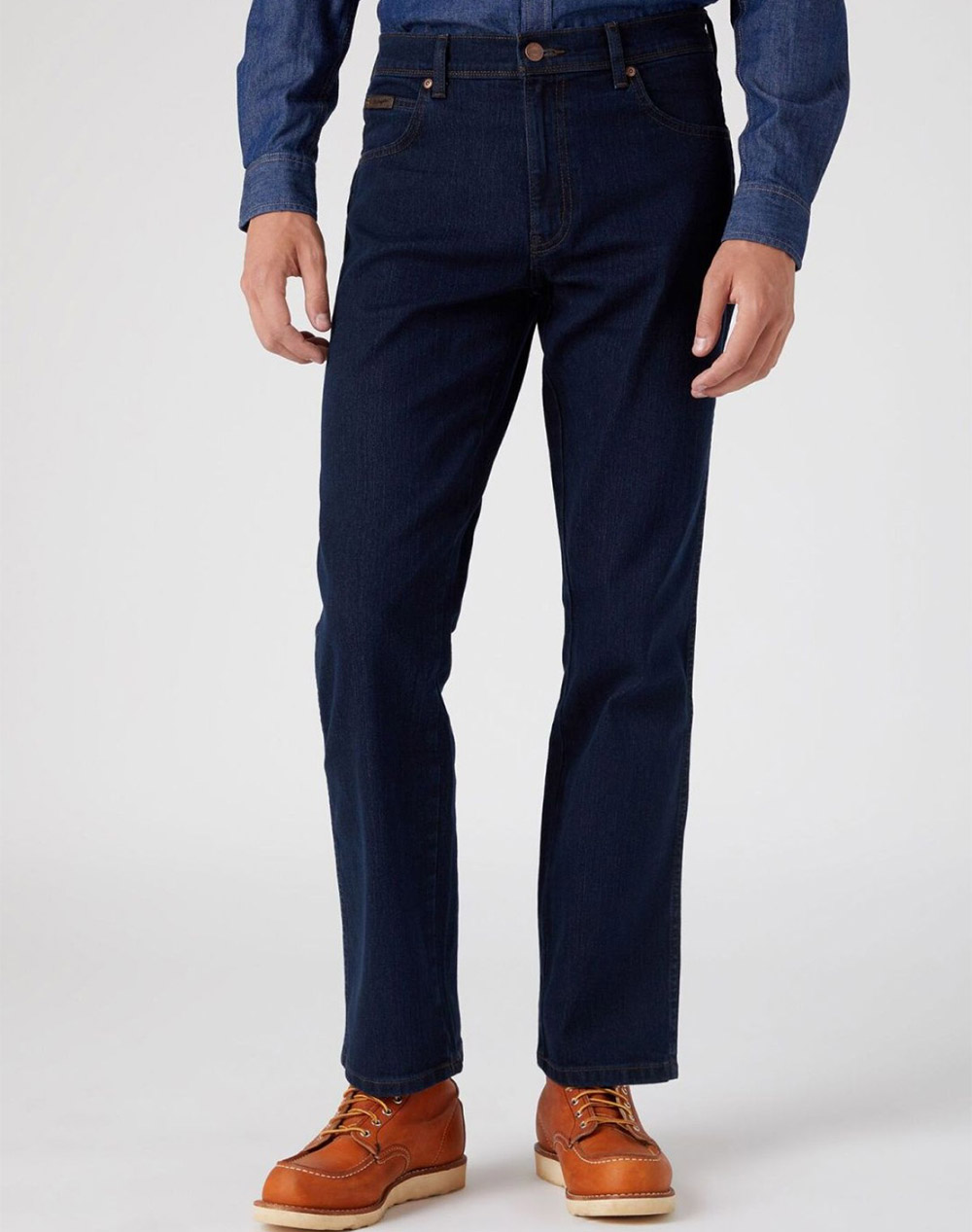 WRANGLER TEXAS 112126060-BLUE BLACK DenimDarkBlue