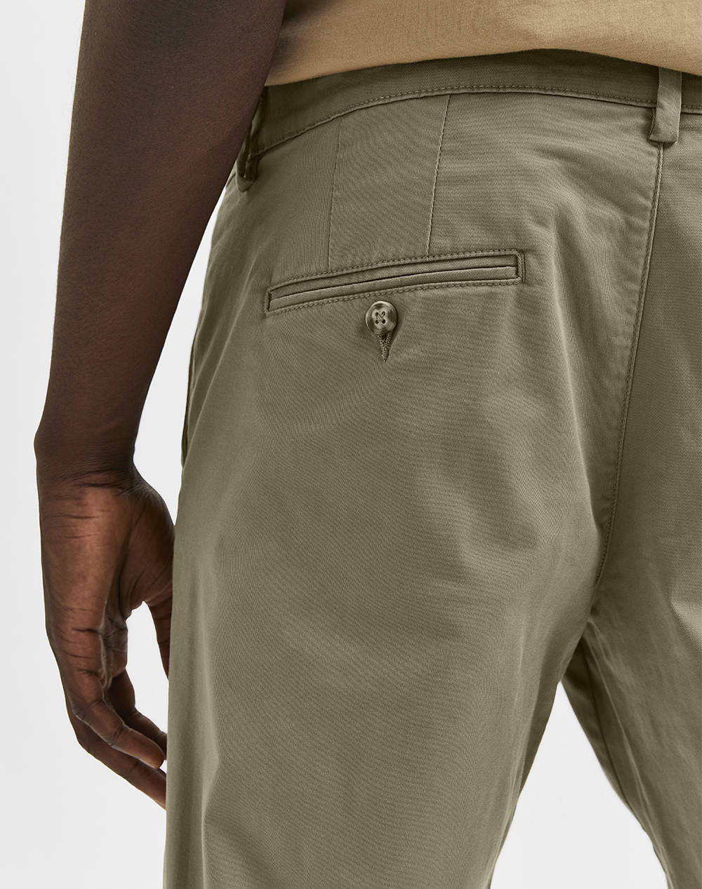SELECTED SLH175-SLIM NEW MILES FLEX PANT NOOS 16087663-Ermine Biege φωτογραφία