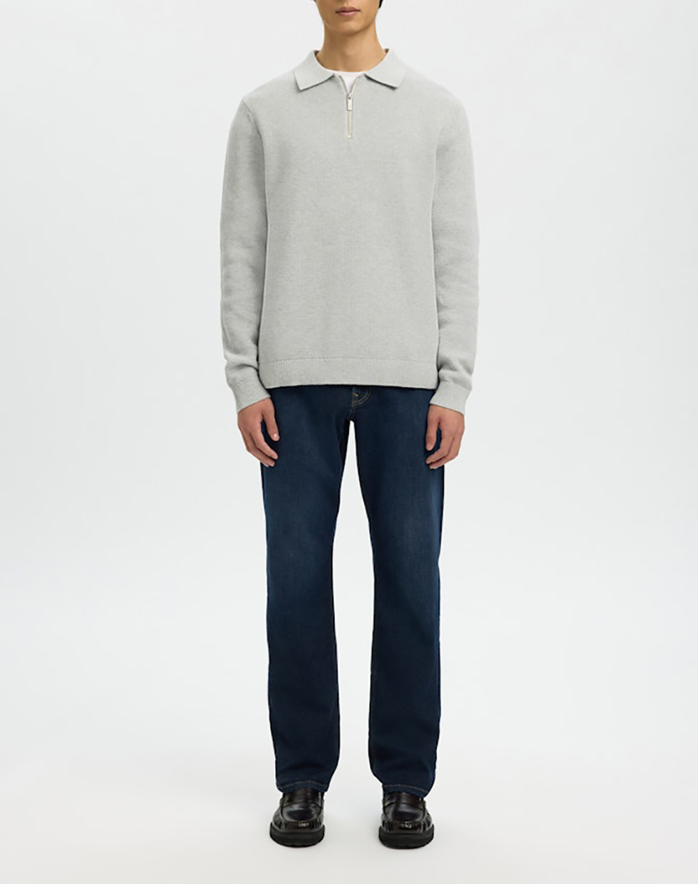 Selected Slm196-Straight Cleo Flex Db 615 Jns Nos 16101116-Dark Blue Denim Denimdarkblue ανδρικά ρούχα παντελόνια Jeans Politikos Shop Πολιτικός