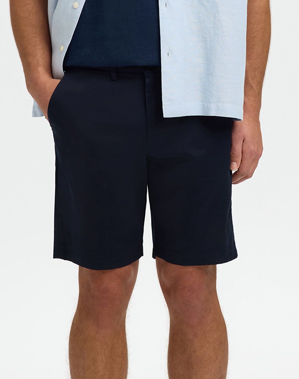 SELECTED SLMSLIM-MILES FLEX SHORTS NOOS 16092329-Dark Sapphire DarkBlue