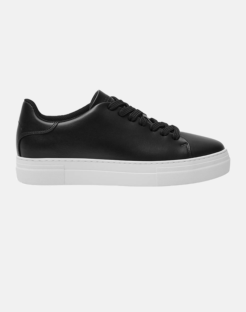 SELECTED SELECTED SLHDAVID CHUNKY LEATHER SNEAKER NOOS 16095932-BLACK Black