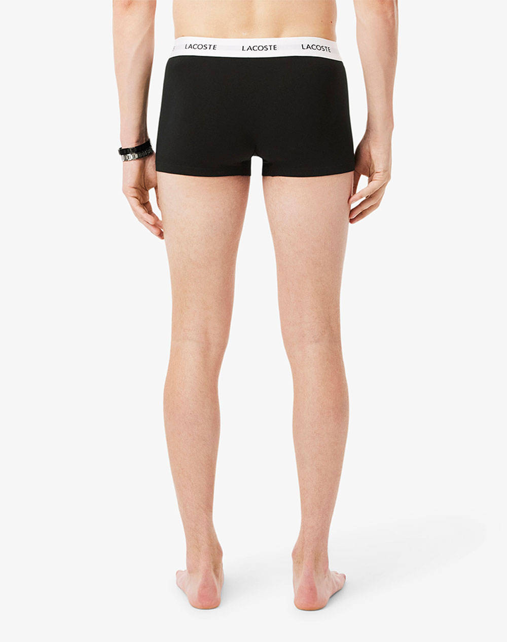 Lacoste Σετ 3 Εσωρουχων Trunk 35H5150-031 Totalblack ανδρικά εσώρουχα Σλιπ Μποξερ Politikos Shop Πολιτικός