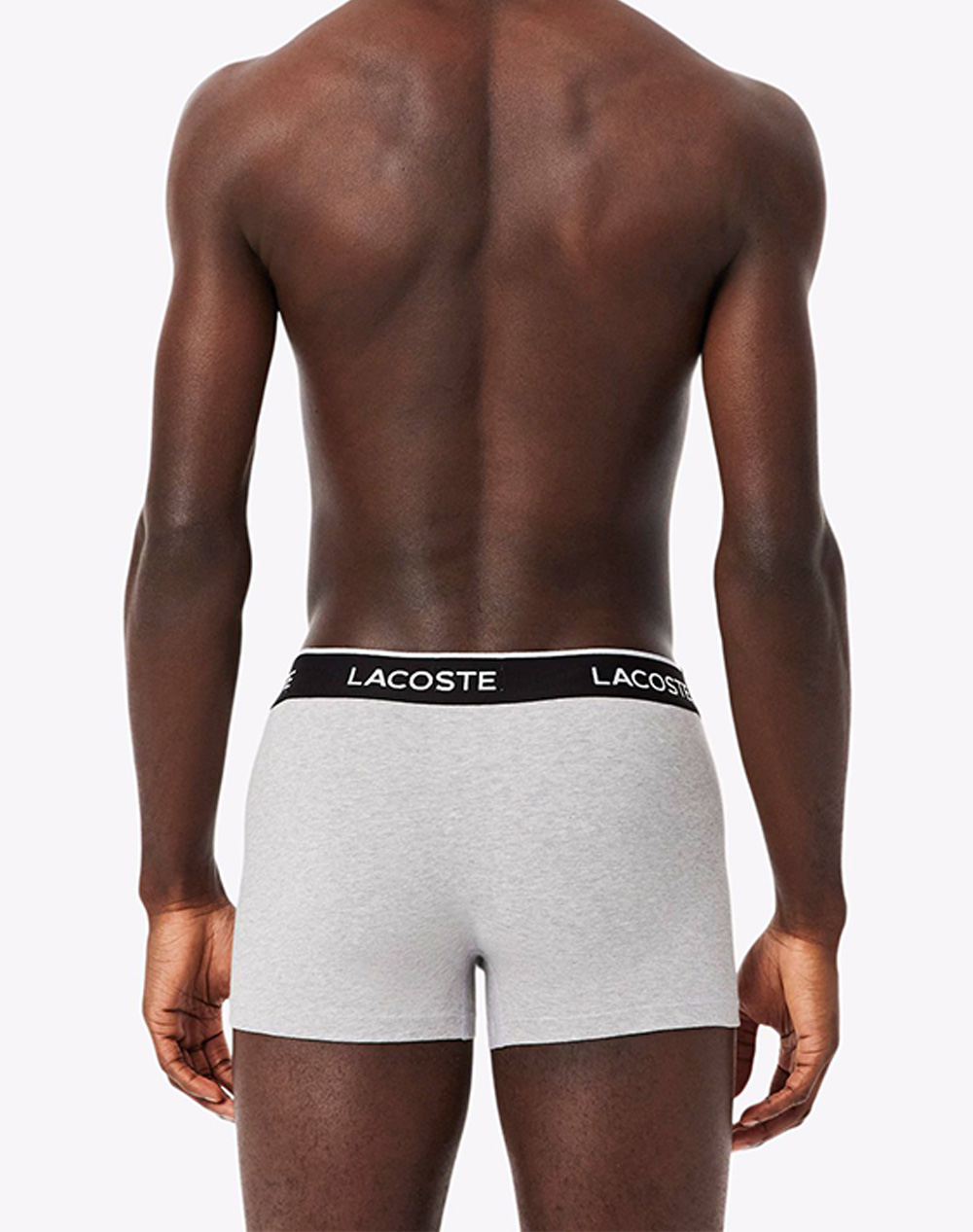 Lacoste Σετ 3 Εσωρουχων Trunk Underwear 35H1300-2Ix Darkgray ανδρικά εσώρουχα Σλιπ Μποξερ Politikos Shop Πολιτικός