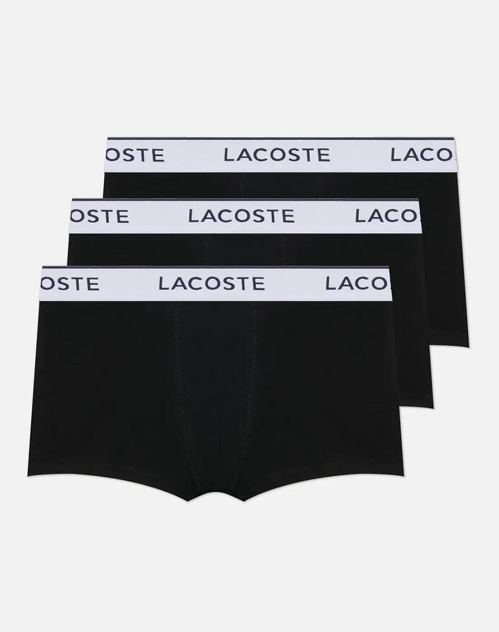 LACOSTE ΣΕΤ 3 ΕΣΩΡΟΥΧΩΝ TRUNK UNDERWEAR TRUNK 35H9002-031 Black