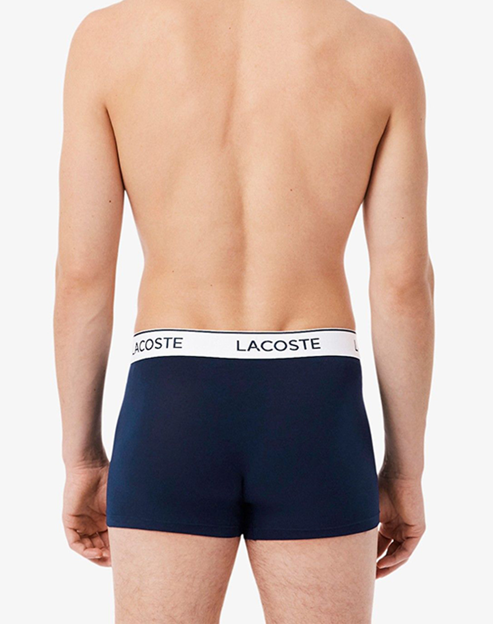 Lacoste Σετ 3 Εσωρουχων Trunk Underwear 35H9002-166 Darkblue ανδρικά εσώρουχα Σλιπ Μποξερ Politikos Shop Πολιτικός
