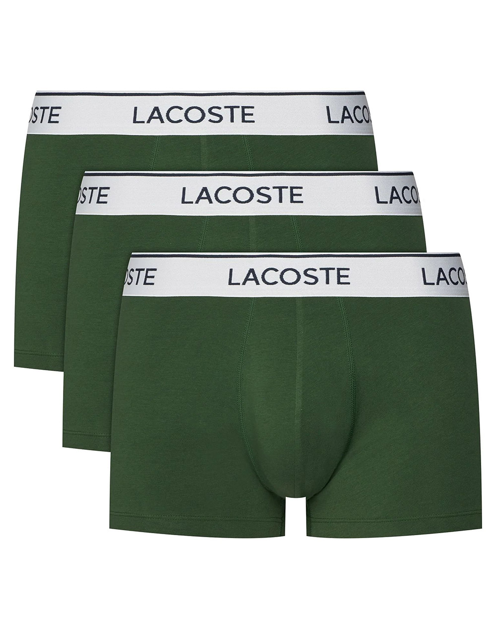 LACOSTE ΣΕΤ 3 ΕΣΩΡΟΥΧΩΝ TRUNK UNDERWEAR TRUNK 35H9002-132 Green