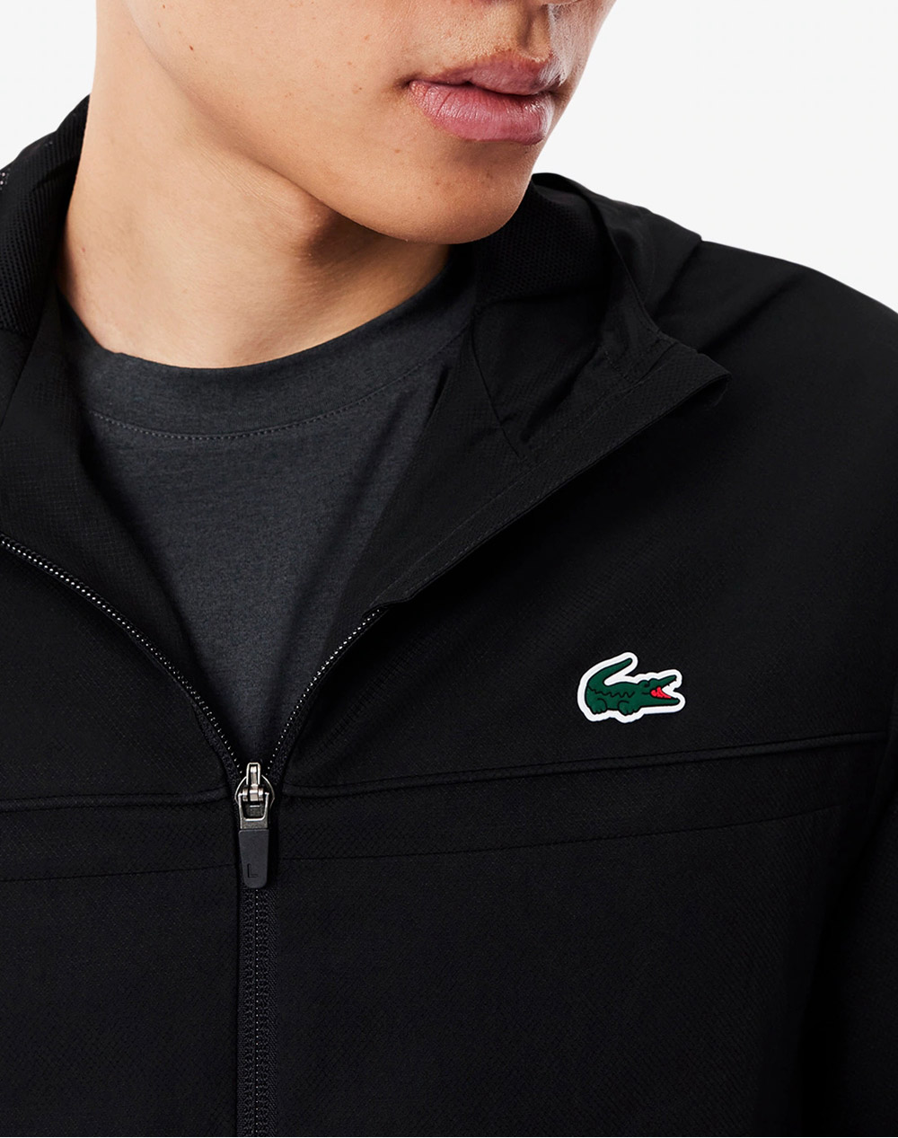 Lacoste Μπουφάν 3Bh3466-8Vm Black ανδρικά ρούχα Πανωφορια μπουφάν Politikos Shop Πολιτικός
