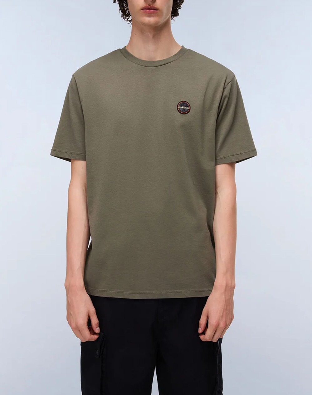 NAPAPIJRI S-BADGE SS 1 NP0A8949-NPG0A Khaki