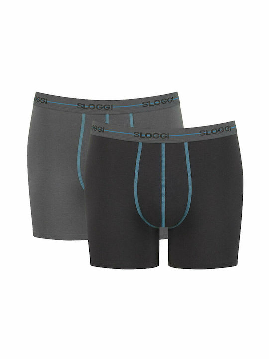 SLOGGI ΜΠΟΞΕΡ men Start Short C2P box 10206948-M003 DarkGray