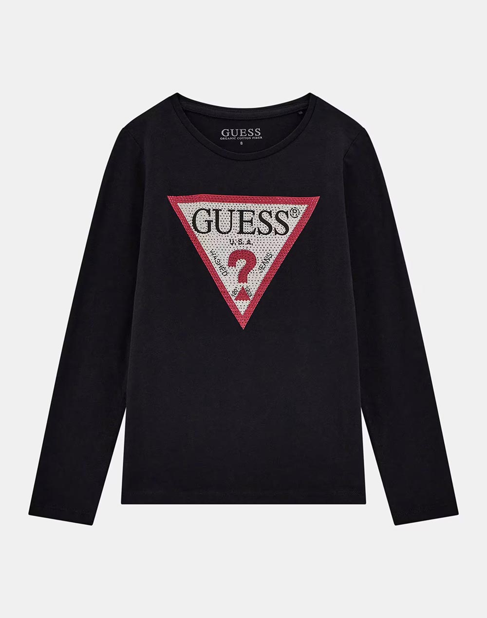 GUESS GUESS LS T-SHIRT BANGLADESH ΠΑΙΔΙΚΟ GIRL J2YI50K6YW1-JBLK Black