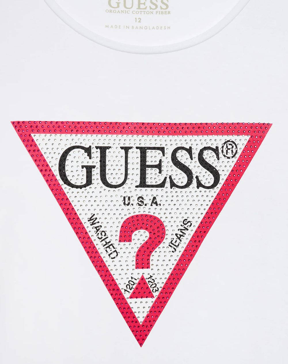 GUESS LS T-SHIRT BANGLADESH ΠΑΙΔΙΚΟ GIRL J2YI50K6YW1-G011 White φωτογραφία