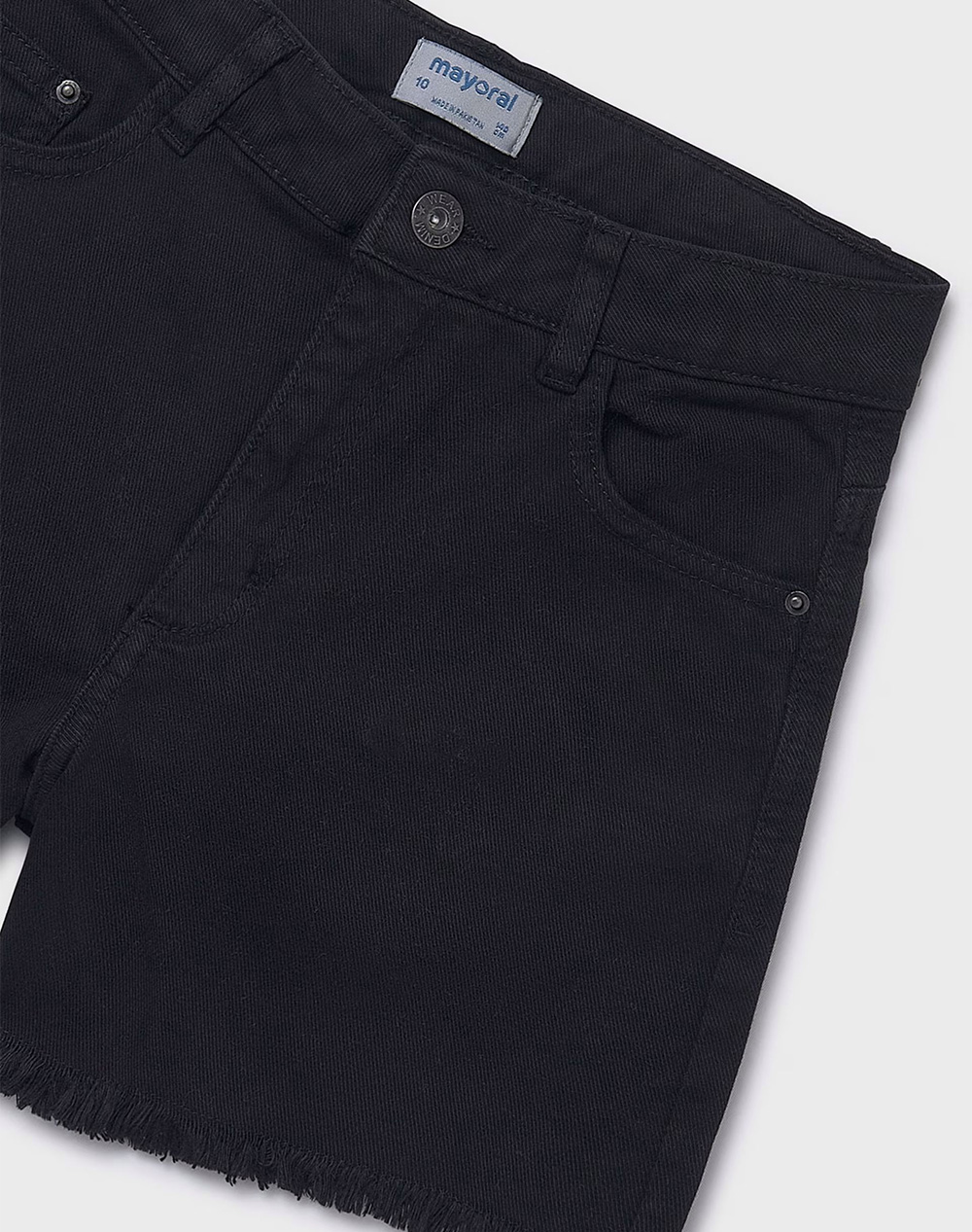 Mayoral Σορτς Καπαρτινε Βασικο 00275-070 Denimblack παιδικά Κορίτσι ρούχα Βερμουδες Politikos Shop Πολιτικός