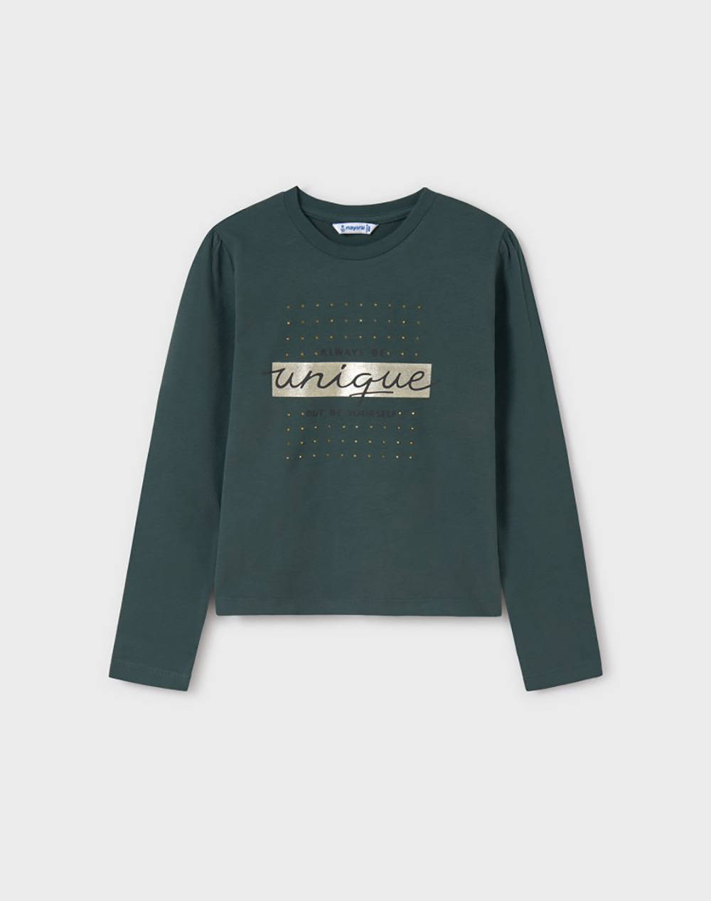MAYORAL Μπλουζα μακρυμανικη basic 00830-27 DarkGreen