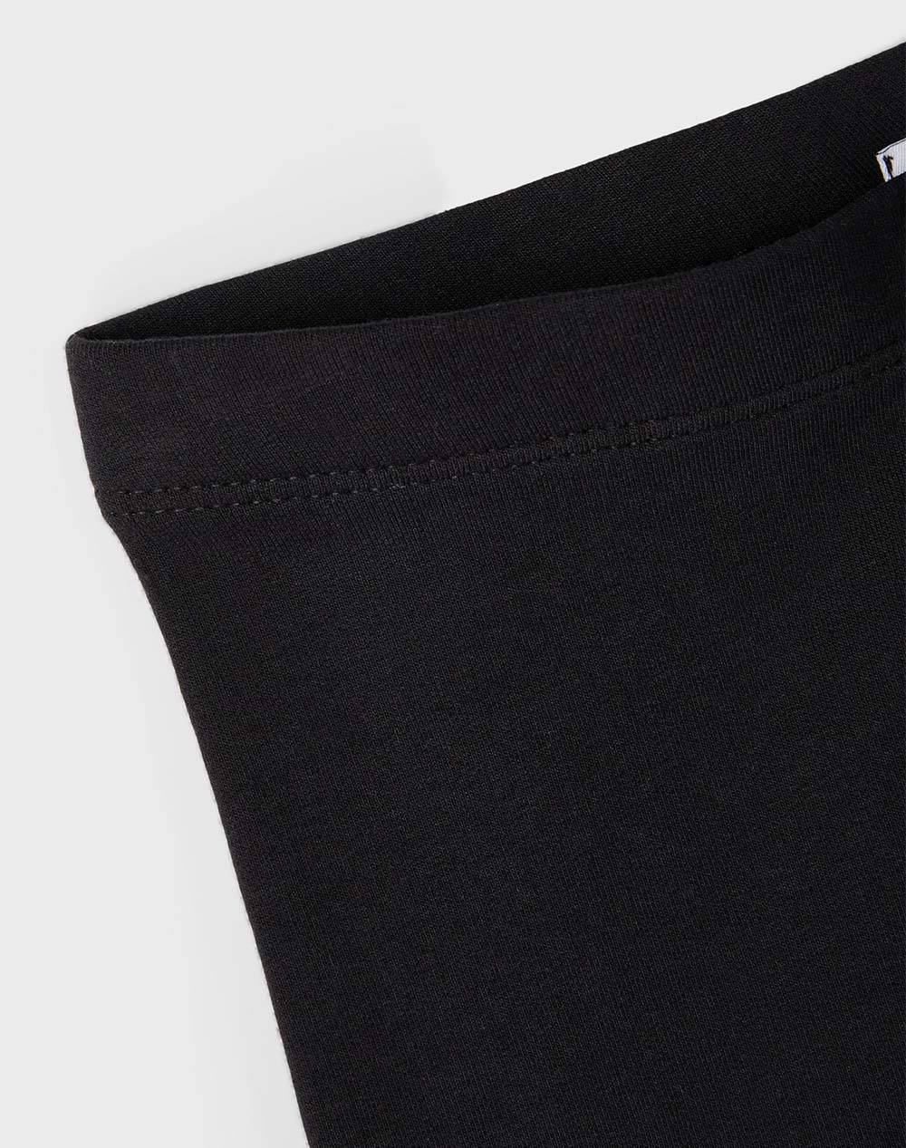 NAME IT NKFDAVINA SOLID SWE LEGGING BRU N NOOS 13195885-BLACK Black φωτογραφία