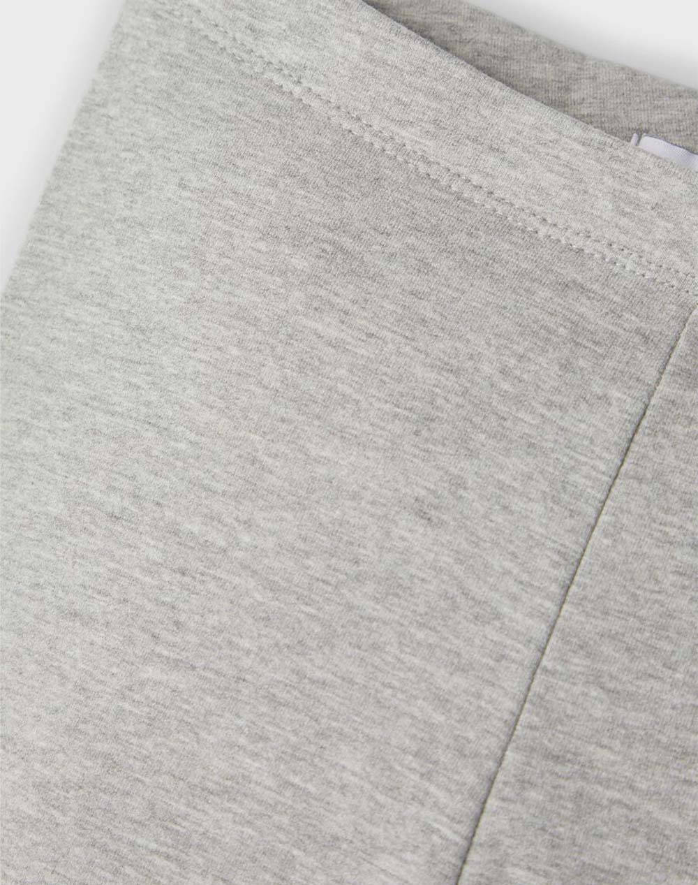 NAME IT NKFDAVINA SOLID SWE LEGGING BRU N NOOS 13195885-GREY MELANGE Gray φωτογραφία
