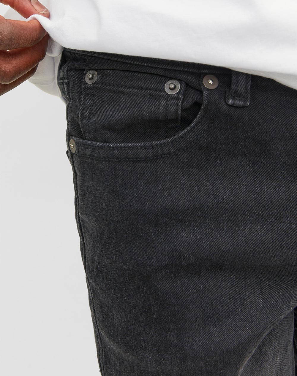 Jack Jones Jjiglenn Jjoriginal Mf 073 Noos Jnr 12244074-Black Denim Denimblue παιδικά Αγόρι ρούχα παντελόνι Politikos Shop Πολιτικός