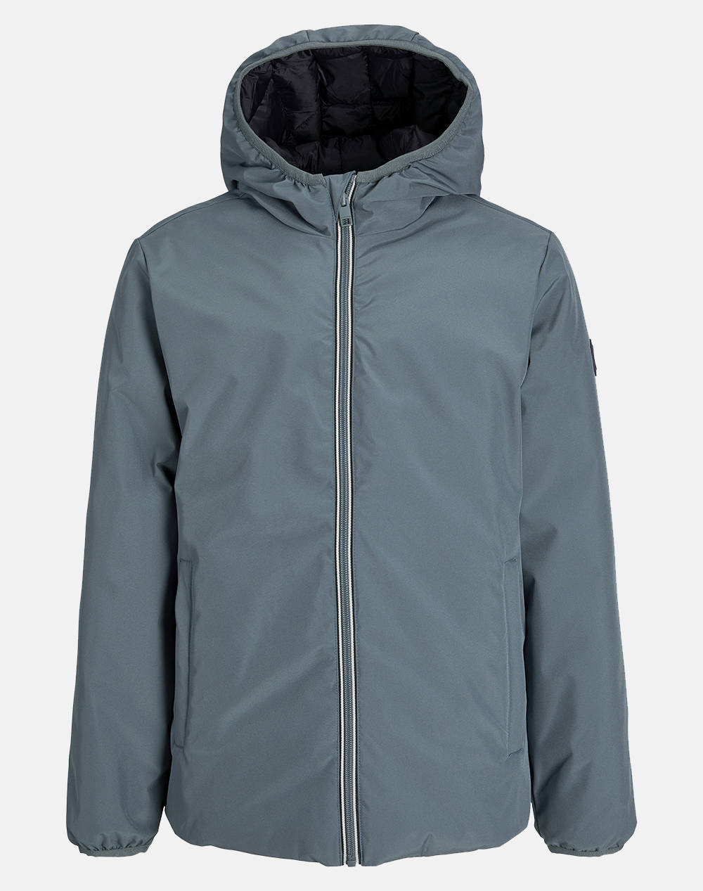 JACK&JONES JACK&JONES JJEBROOK REVERSIBLE JACKET SN JNR 12279138-Stormy WeatherBlack SteelBlue