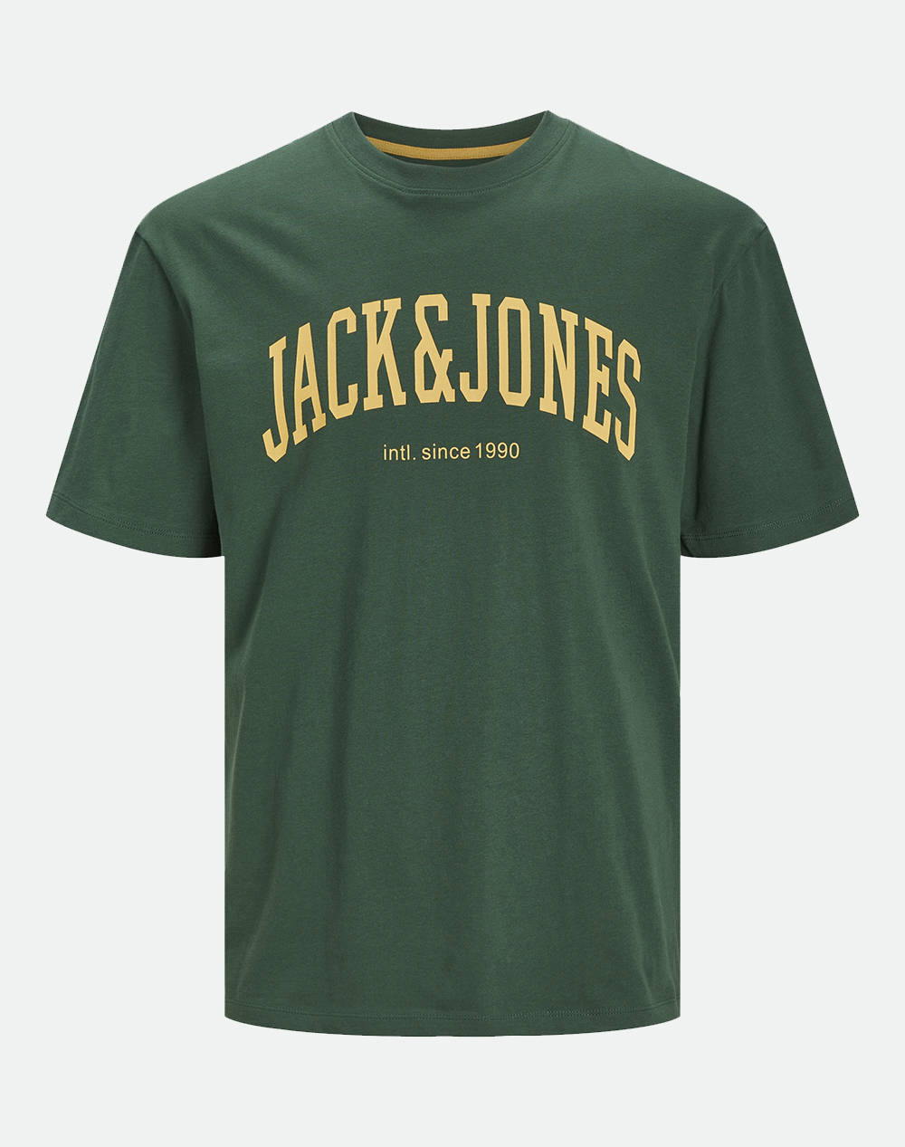 JACK&JONES JJEJOSH TEE CREW NECK NOOS JNR 12237441-DARK GREEN Green