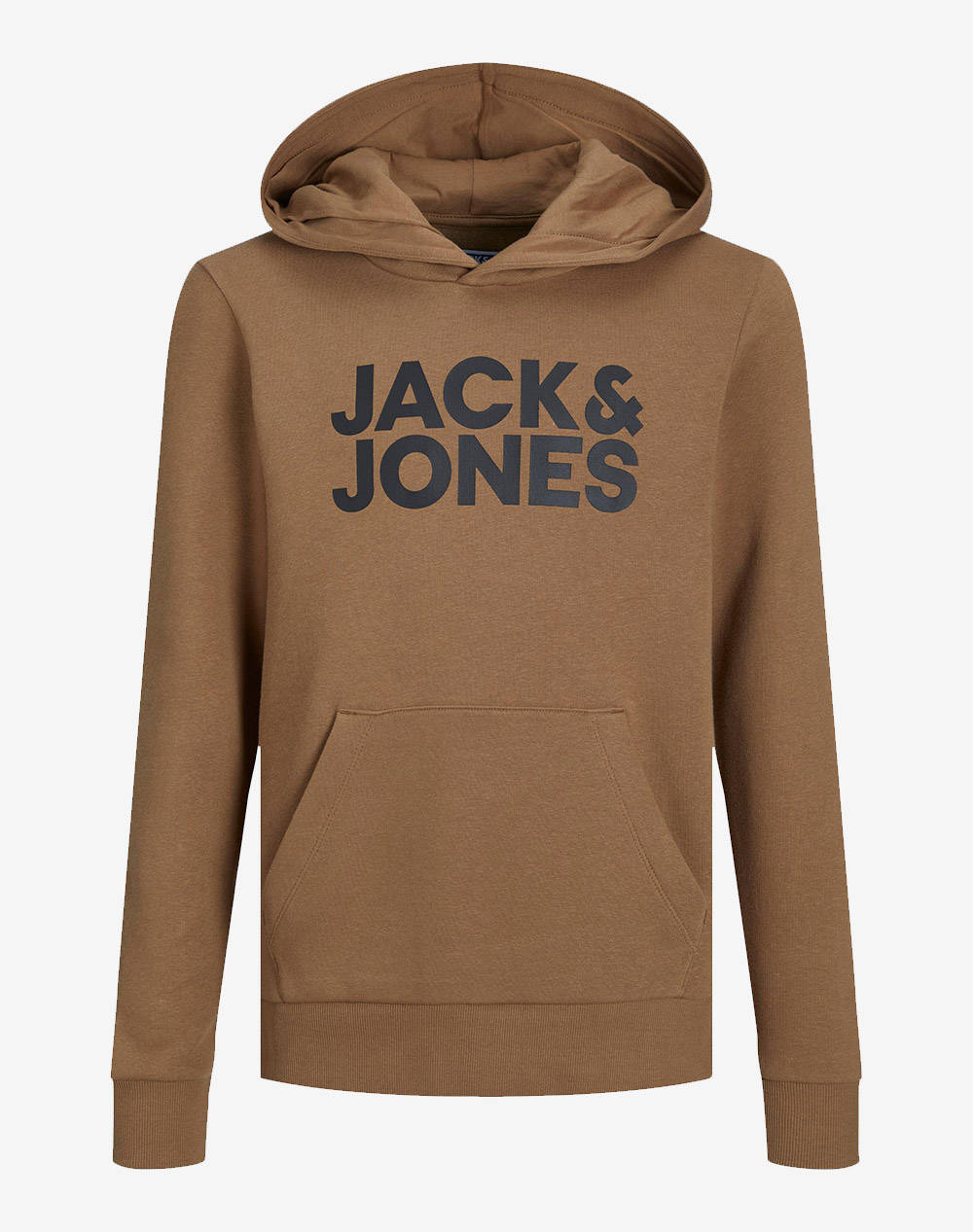 JACK&JONES SWEAT HOOD NOOS 12152841-OtterJR /Large Print Brown