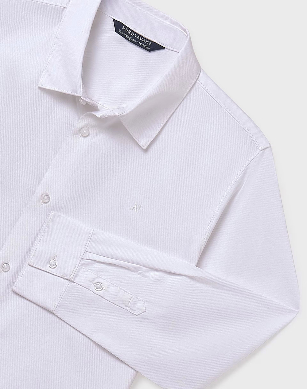 Mayoral Πουκαμισο Μακρυμανικο Basic 00874-011 White παιδικά Αγόρι ρούχα πουκάμισα Politikos Shop Πολιτικός