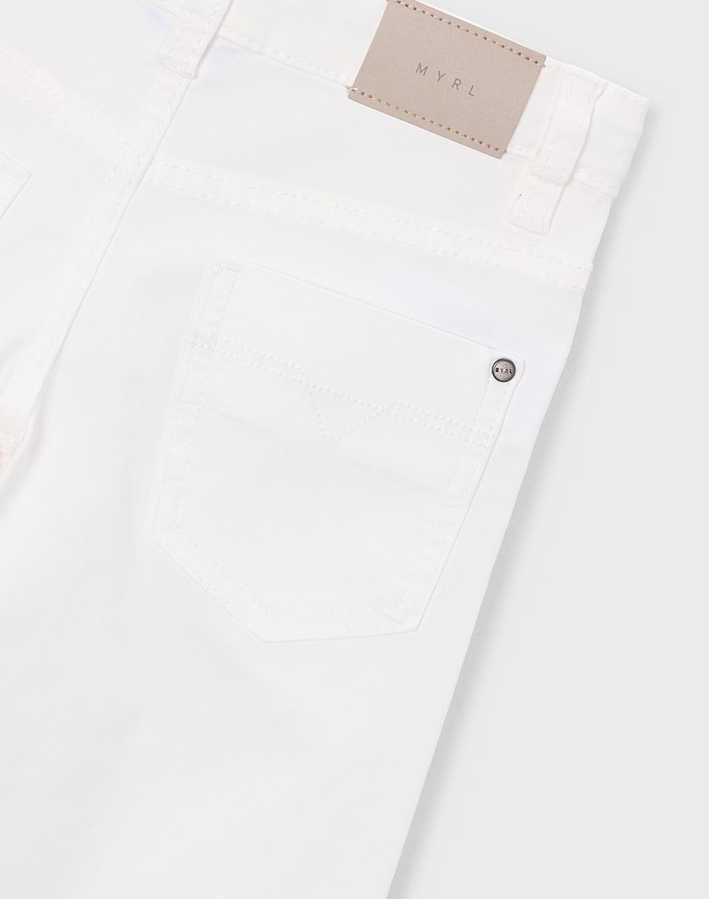 Mayoral Παντελόνι Καπαρτινε Βασικο 00505-061 White παιδικά Αγόρι ρούχα παντελόνι Politikos Shop Πολιτικός