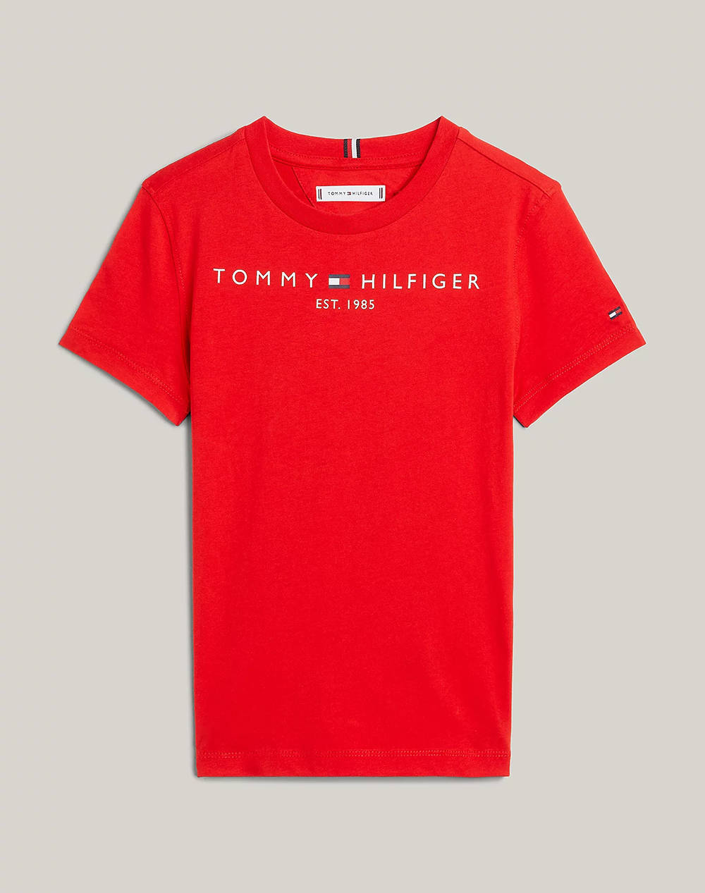 TOMMY HILFIGER ESSENTIAL TEE S/S KS0KS00210-2Y-7Y-XNL Red
