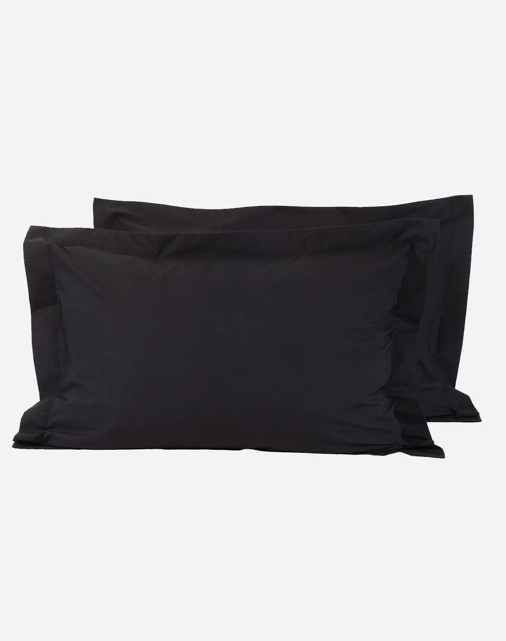 DAS 1015 PAIR PILLOWCASES BLACK ( Dimensions: 50 x 70+5 cm )