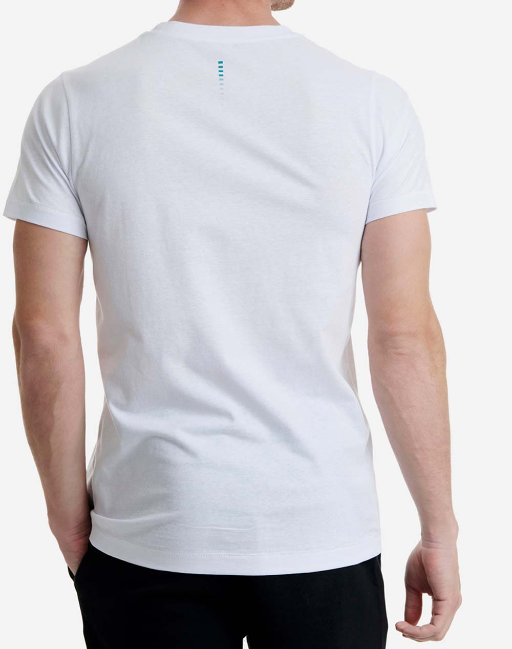 WALK ΑΝΔΡΙΚΟ ΒΑΜΒΑΚΕΡΟ T-SHIRT ΜΕ ΤΥΠΩΜΑ W5200-5-ΛΕΥΚΟ White φωτογραφία
