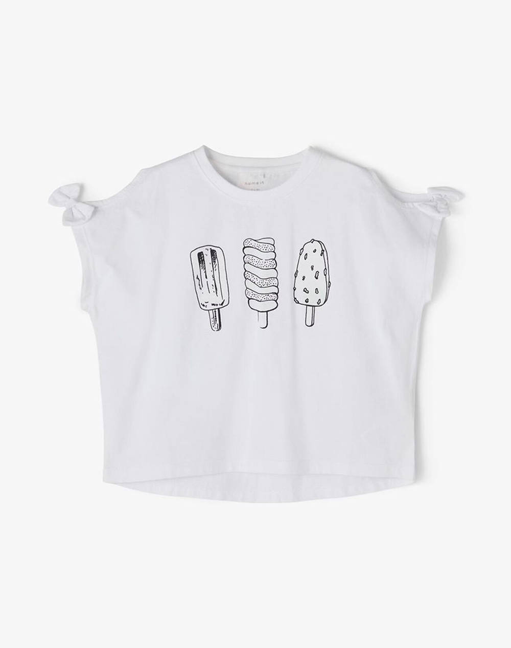 NAME IT T-SHIRT FEM KNIT OCO100 13188325-BRIGHT WHITE White