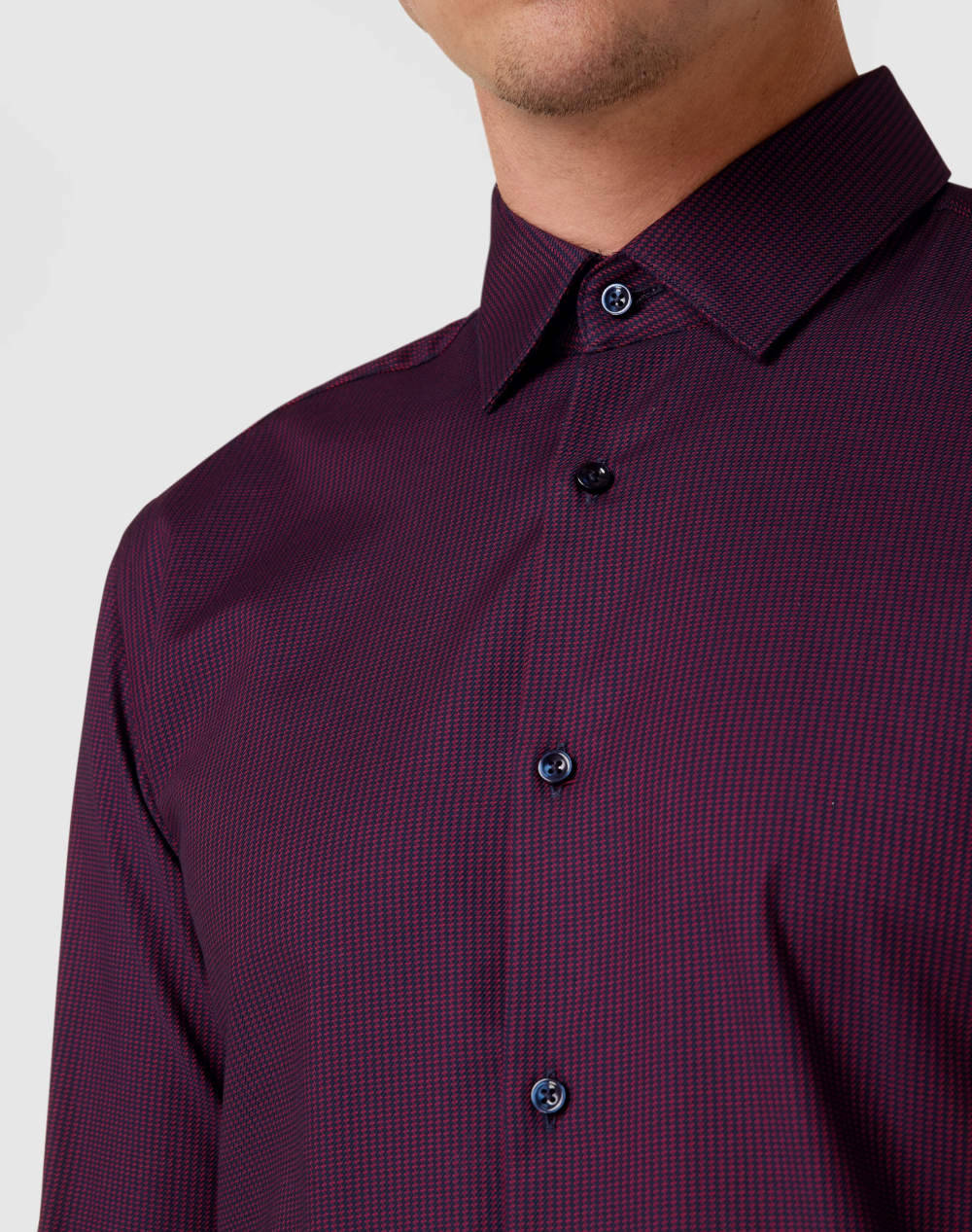 Boss Πουκαμισο H-Hank-S-Kent-214 50463181-521 Purple ανδρικά ρούχα πουκάμισα Politikos Shop Πολιτικός