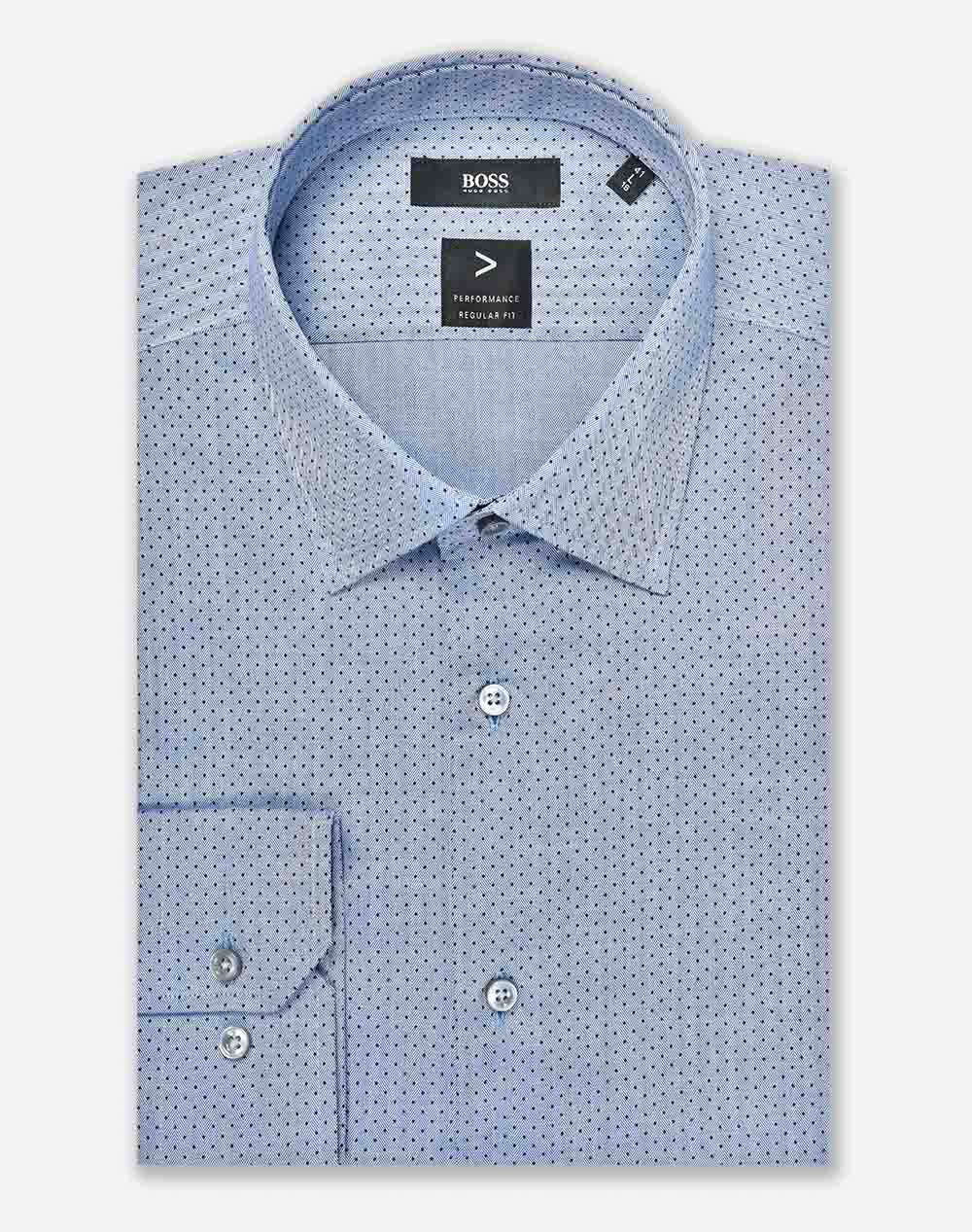 BOSS ΠΟΥΚΑΜΙΣΟ P-JOE-kent-214 50459876-420 LightBlue