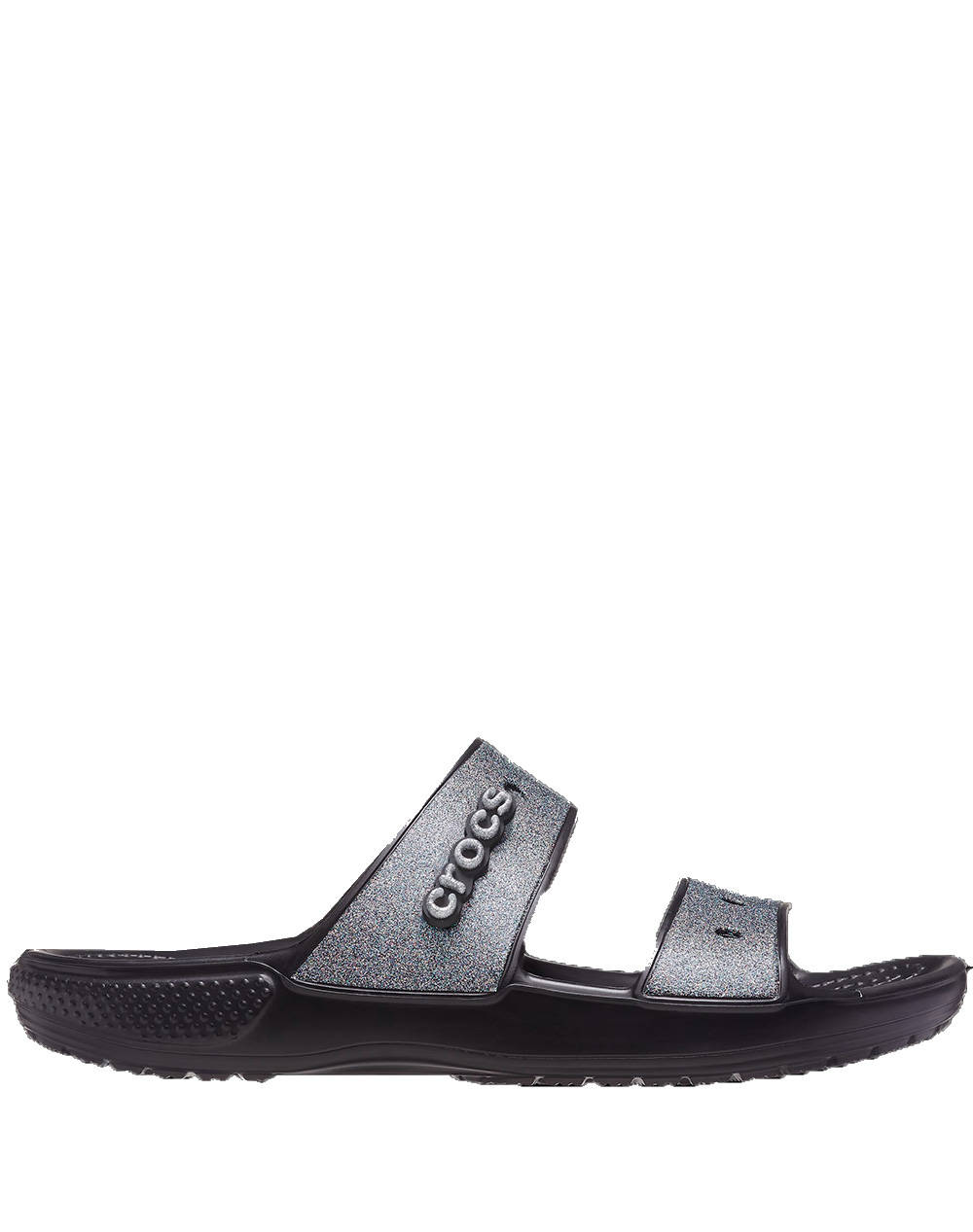 CROCS Classic Croc Glitter II Sandal - Black | Politikos-shop.gr